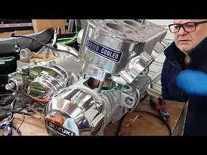 Fitting the cylinder block onto the engine - Part 12 Rebuilding a Suzuki GT750 - An Idiots Guide