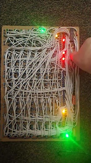 My homemade CPU runs REAL CODE at 1kHz! (progress demo) #diy #8bit #computer #shorts