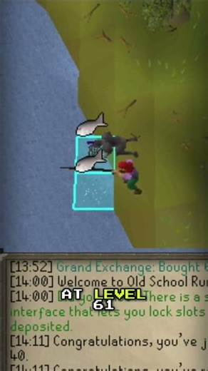 AI Bot Grinds F2P Fishing in OSRS for a Week #shorts