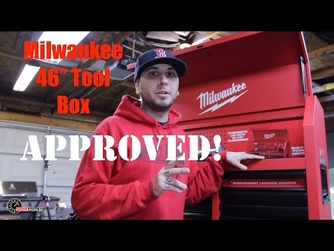 MILWAUKEE 46" Tool Box is a GREAT Bang for your Buck! Chest/Cabinet Combo
