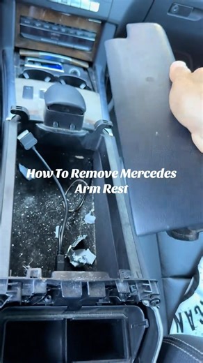 How To Remove Mercedes Arm Rest #autoupholstery #mercedes #mercedesbenz #armrest #remove #interior