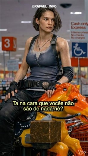 Jill Valentine | 1991 movie parody #ResidentEvil #JillValentine #AI #Humor #Parody 🔥🔥