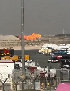 22K views · 145 reactions | Indian Air Force jet crashes during Dubai air show. | Last Hope | Facebook