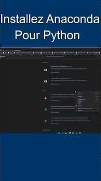 Installer Anaconda pour Python dans Windows short #python #coding #javascript #code