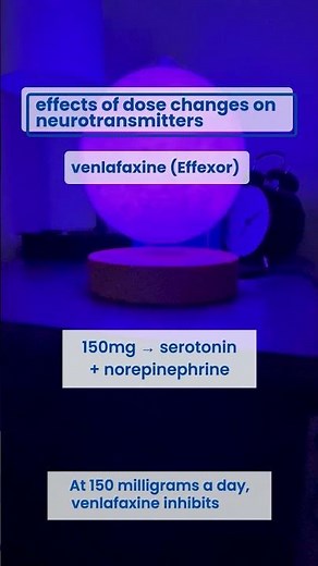 Effects of dose changes on neurotransmitters