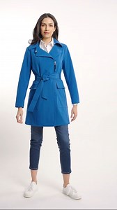 5.7K views · 71 reactions | Look del giorno: - Trench donna lungo con tasche applicate e cintura | Cod. 977TL_123 - Camicia tinta unita | Cod. YDSUNITO - Jeans cinque tasche denim scuro | Cod. JDS_123 Acquista ora su www.invidia1973.com | Invidia dal 1973 | Facebook