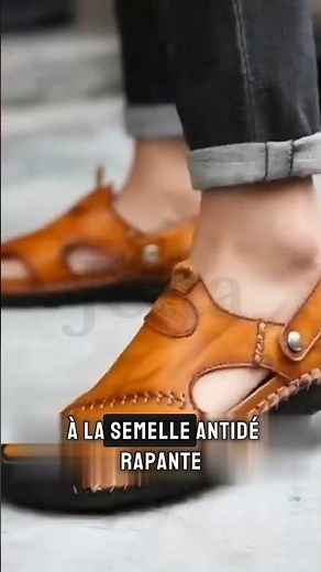👞 Daily Comfort and Elegance – JettaWay™ Men's Leather Sandals