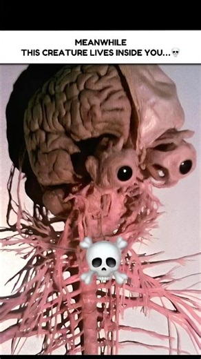 THIS ALIEN LIVES INSIDE YOU!!🤯💀 #aliens #earth #human