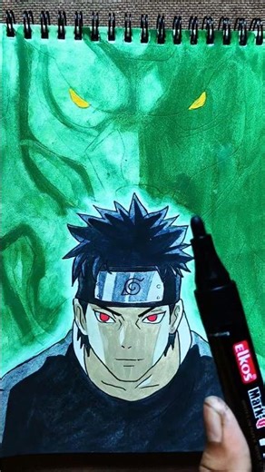 Shisui uchiha with susanu water colour drawing ।।#shorts #shortsfeed #anime #drawing #viral #shisui