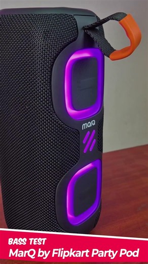 MarQ by Flipkart Party Pod 30 Watt speaker bass Test