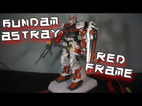 PG MBF-P02 Gundam Astray Red Frame + Extras - Timelapse Build (Bandai Namco - Gunpla)