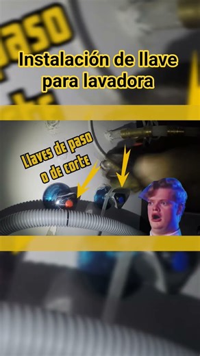 Washing machine tap installation #plumbing #home #valparaiso