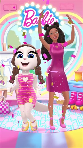 Creative block? Solved ✨#MyTalkingAngela2 #Barbie