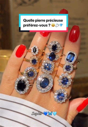 Choisissez votre précieuse bague : saphir, émeraude, diamant ou rubis ?