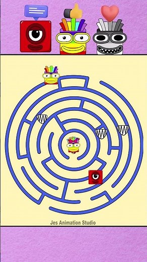 Sprunki OC Seven Numberblock Phase 2 New puzzle Maze Game #sprunki #sprunkioc #numberblocks #numbers