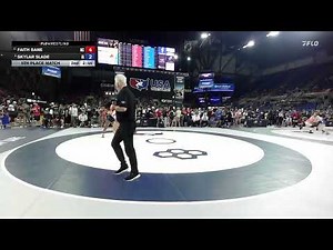 USMC Junior & 16U Nationals | 145 lbs Junior Girls Freestyle | Faith Bane vs Skylar Slade