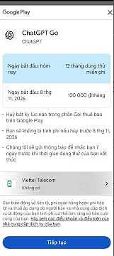 Mẹo vặt | Hướng dẫn đăng ký gói Go của Chat GPT miễn phí 2025