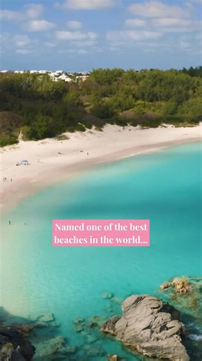 We're excited to share the iconic Horseshoe Bay Beach on Bermuda's South Shore has been announced as one of the world's best beaches by The World's 50 Best Beaches, coming in at #26. Give us a 🌊 in the comments if you think it should be #1! Learn all about this beach and plan your visit: https://bit.ly/3GBLigE #GoToBermuda | Bermuda Tourism