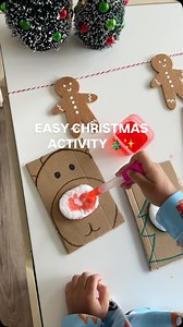 EASY CHRISTMAS ACTIVITY 🎄✨ #toddleractivities #christmascrafts #christmasactivities #finemotoractivity #funforkids | Cynthia Gutierrez