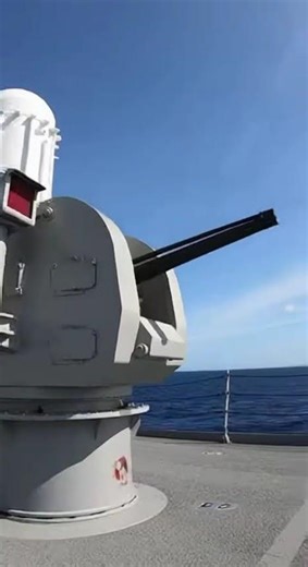 Target vs CIWS… Not Even Close #drone #military #navy #destroyer #antishipmissile #navalwarfare #war