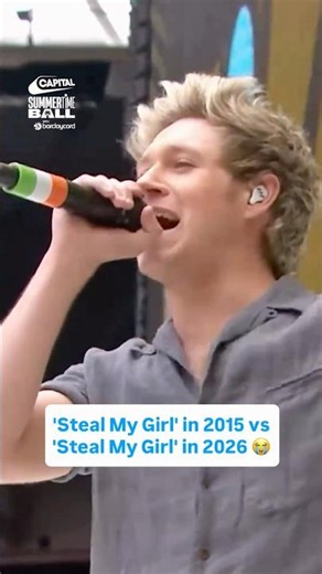 Steal My Girl 2015 vs 2026 has me in TEARS 😭#CapitalSTB #OneDirection #NiallHoran
