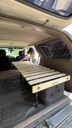 14K views · 4 comments | Sleep Platform ⏩ Stackable Storage One of the many things the Hele Box can do! It’s the most modular sleeping platform on the market and fits in most SUVs/trucks. Click the link in bio to discover more if it’s hidden features  #carcamping #vanlife #outdoors #toyota #roadtrip #camping | Hele Outdoors | Facebook