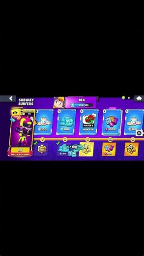Unboxing Some Brawl Pass Rewards! #brawlstar #video #gameplay #game #shorts #funny #brawler #brawl