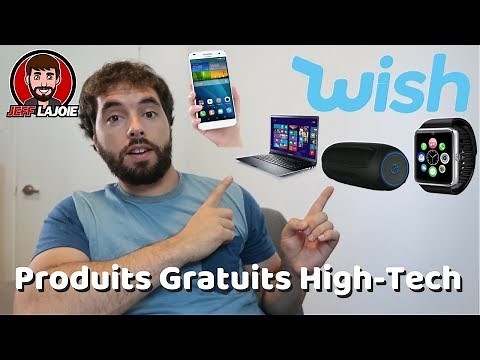5 PRODUITS GRATUITS HIGH-TECH SUR WISH !!