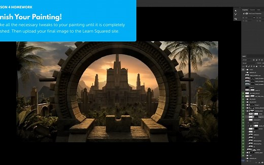 高级数字绘景教学