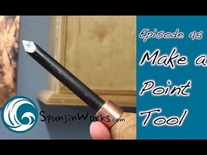 Make a Point Tool for Woodturning // How-To (Ep. 45)
