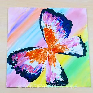 699K views · 1.2K reactions | Colorful Butterfly Acrylic Painting  | Paintify | Facebook