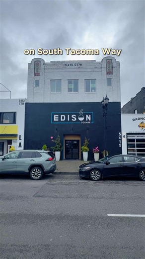 Edison Square - Where Tacoma Comes Together 💙 #edisonsquare #tacomawa #253 #community #venue