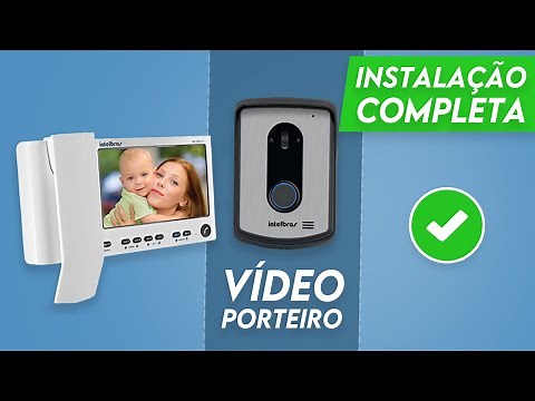 Aprenda a INSTALAR INTERFONE com CÂMERA (Vídeo Porteiro IV-4010)