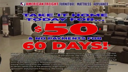 American Freight TV Spot, 'Shipload of Savings: Reclining Sets, Beds, Dining Sets, Sectionals'