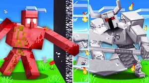 Trolleé a Mi Amigo en una Batalla de Mobs! en Minecraft | Acenix