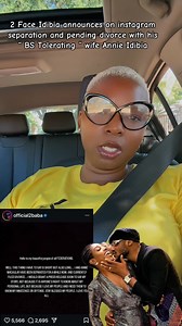 Dear Mbokodo’s , there is no reward for tolerating BS! - 2Face Idibia announces on his instagram that he’s been separated to his wife Annie Idibia of Young Famous & African and they filed for divorced. #MadamSpeaker #CEOOfSelfLove #YeehBazalwane | Perseverance Maremeni