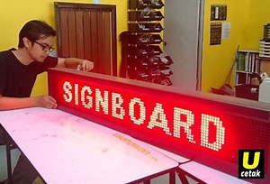 LED Sign Board Malaysia | Ucetak.com