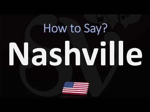How to Pronounce Nashville, Tennessee? (CORRECTLY)