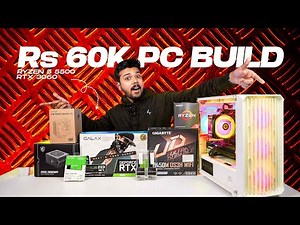 Rs 60,000 Best Budget PC Build | Ryzen 5 5500 + RTX 3060🔥