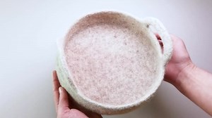 Felted Basket Video Tutorial: Wet Felting Pattern - Etsy