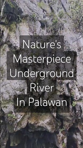 Nature's Masterpiece: Underground River in Puerto Princesa, Palawan #puertoprincesapalawan