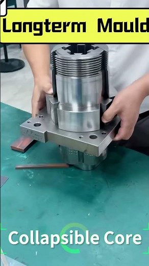 Collapsible core technology overcomes deep cavities, internal threads, and undercuts in molds. #mold