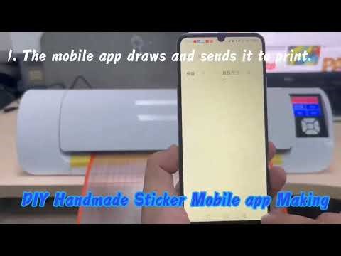 Mini Desktop Cutting Plotter work with APP