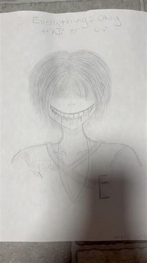 3 Pictures I've Drawn With Psych Ward Pencils #1(GRAPHIC) #mentalhealth #art #schizophrenia #drawing