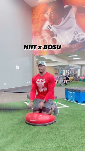 Unleash the power of High-Intensity Interval Training (HIIT) on the dynamic BOSU ball for a fitness experience like no other!💪🔥BOSU HIIT Cardio workouts are designed to not only transform your physique but to supercharge your overall health and well-being. 1. Engaging multiple muscle groups simultaneously, leading to an increased calorie burn🔥 2. Enhancing endurance, strengthening your heart, and improving circulation can promote a healthier cardiovascular system. 🫀3. The intense bursts of a