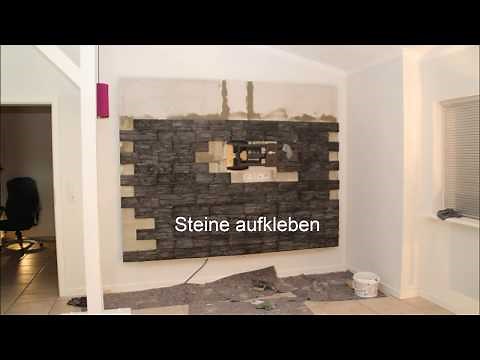 DIY TV Wand mit LED Beleuchtung selber bauen
