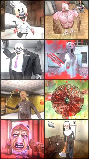 Chef Mini Rod Vs Mr C Vs Boris Vs Angelene Vs Grandpa Vs Sea Monster Vs Witch Cry 2 Vs Evil Nun Rush