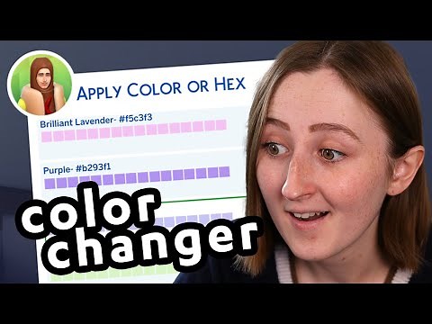 This mod adds a COLOR WHEEL to The Sims 4!