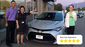 Helen is happy with her new Toyota Corolla! 👌 | Hertz Car Sales