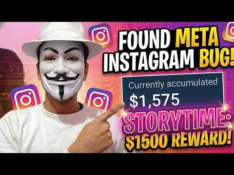 How I Earned $1,575 from Meta Instagram Bug Bounty! 🔥 Live Reaction & Storytime